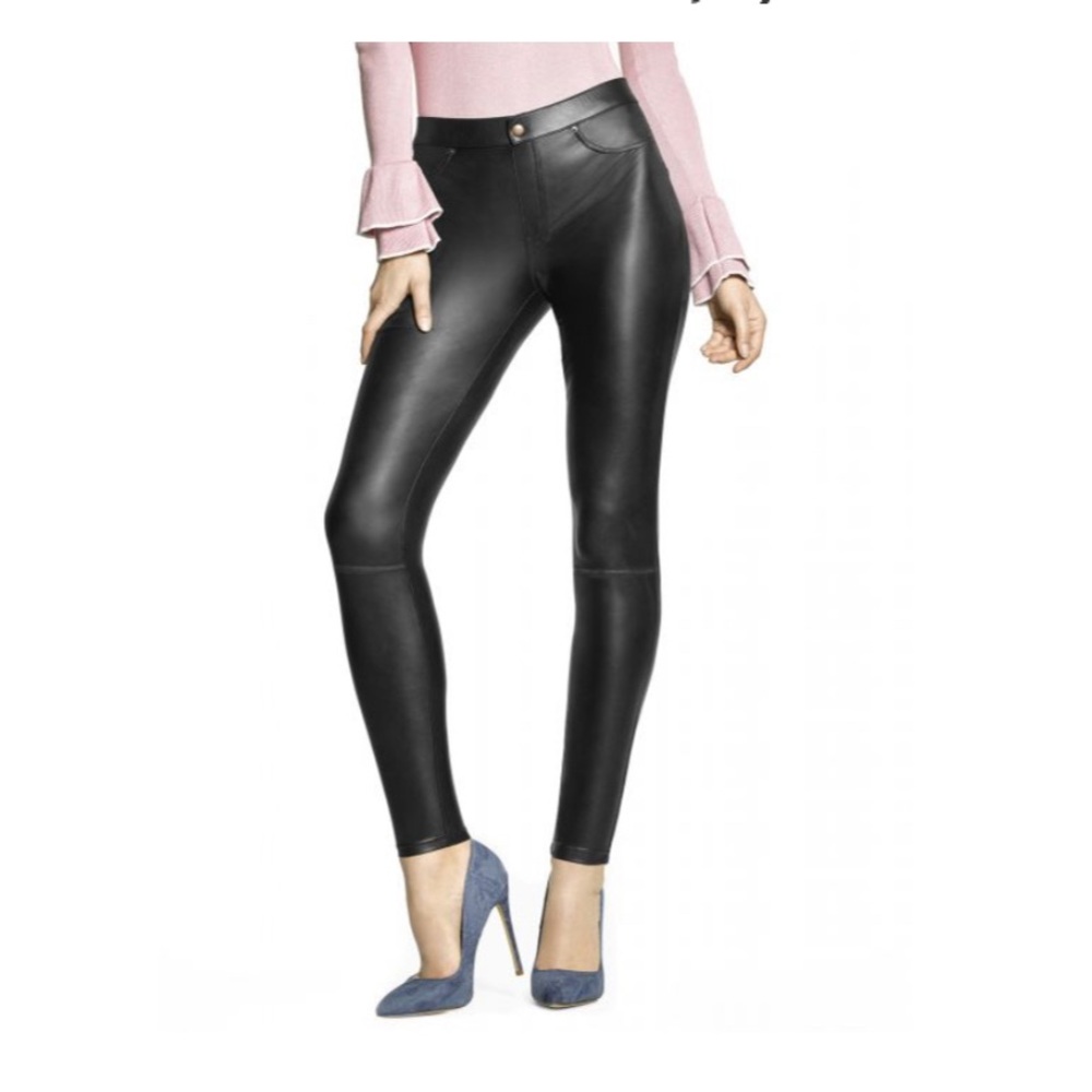 NEW Hue leatherette jeggings